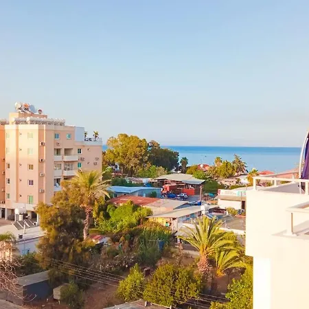 Luxury Private -sea View, Gym- 5 Min From Beach! - Private In Shared لارنكا